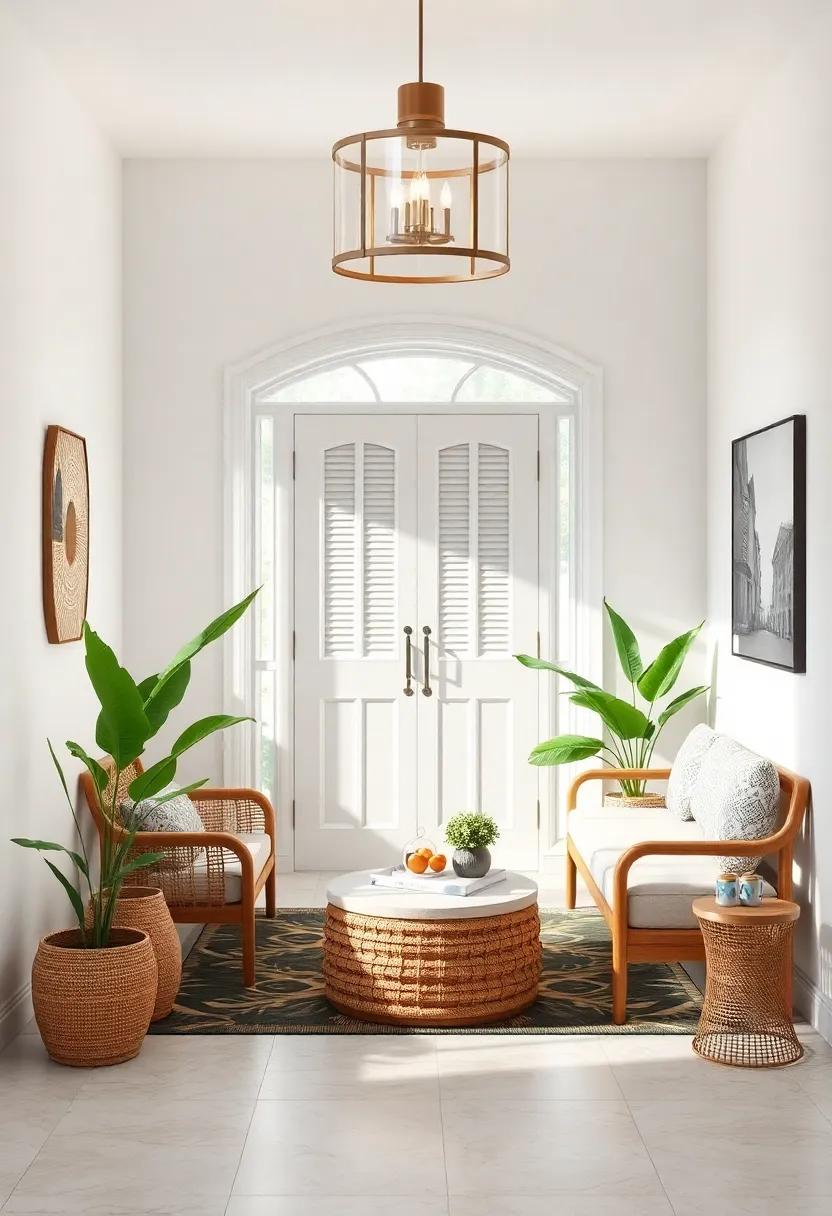 crafting ⁣a Stylish Entryway with Tropical-Inspired Furniture