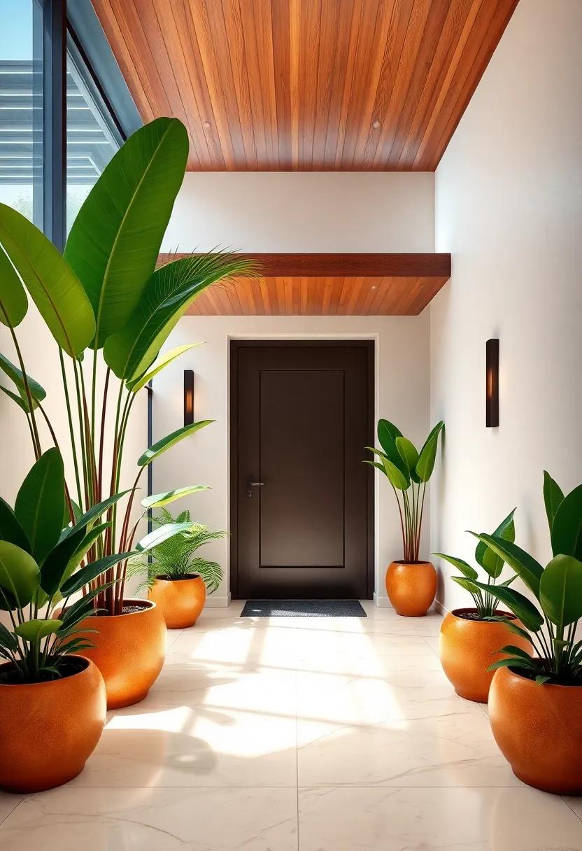 Integrating‌ Smart Technology for a Modern Tropical ​Entry experience