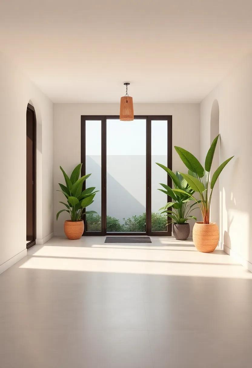 Thinking ⁣Eco-Friendly: Sustainability in Tropical ⁢Entryway Designs