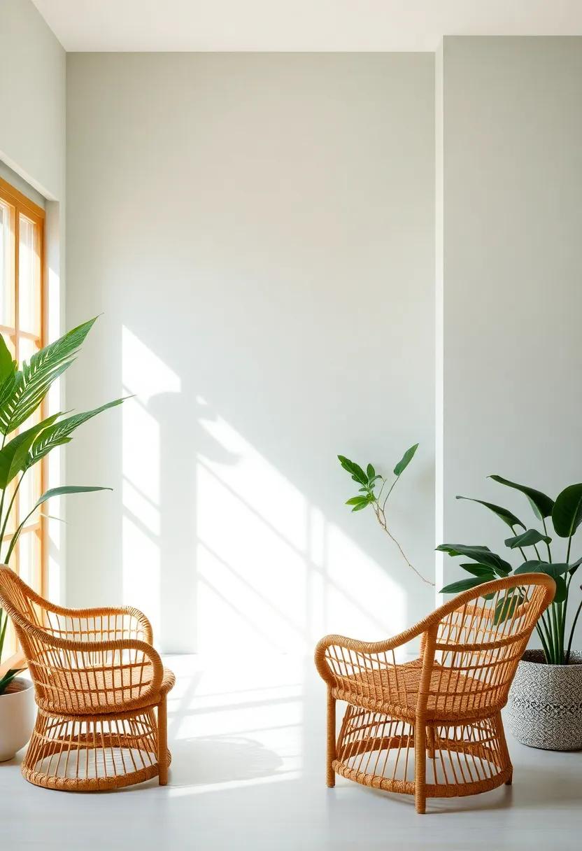 The Japanese aesthetic: Learn how to incorporate rattan chairs into a Zen-inspired home office, emphasizing simplicity and mindfulness in your workspace