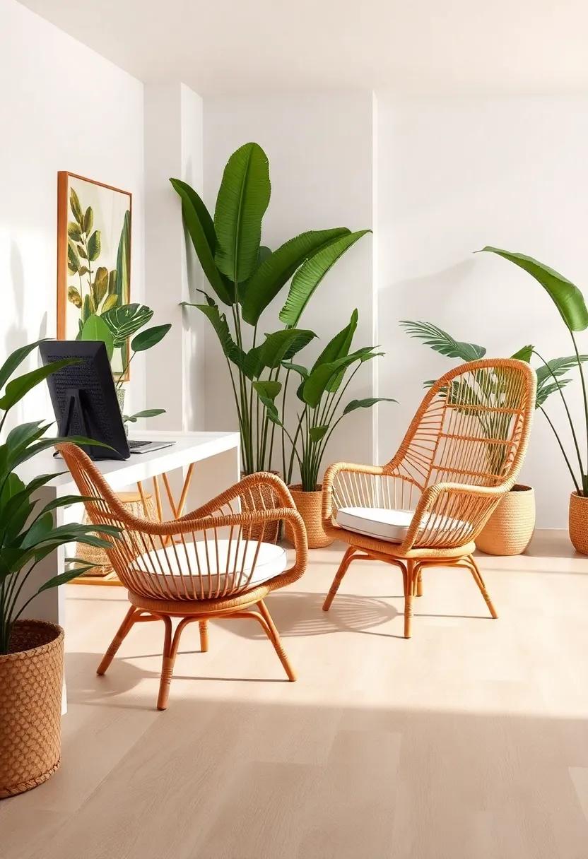Curved designs for ergonomic‍ comfort: Explore the health‍ benefits of choosing rattan chairs with ergonomic designs that support posture while you work