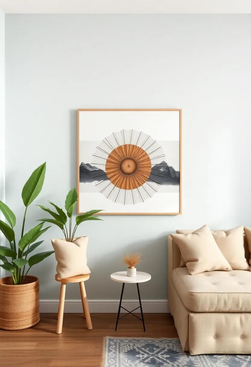 The Impact of Statement Wall Art on Eclectic interiors
