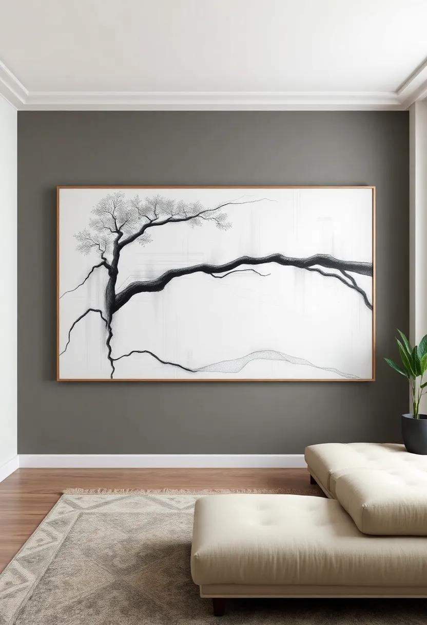 creating Focal Points with Large-scale Art Pieces