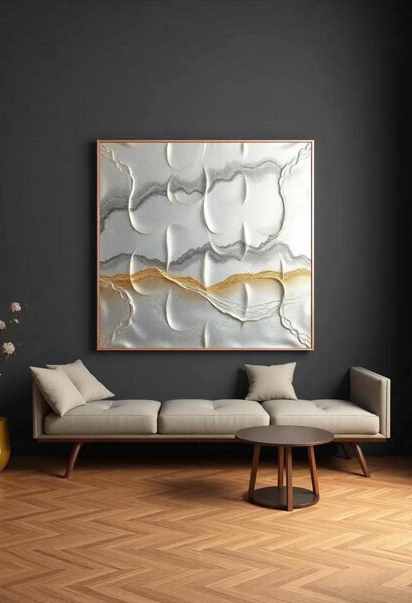 Metallics ​and Reflective Surfaces: Adding Depth to Art