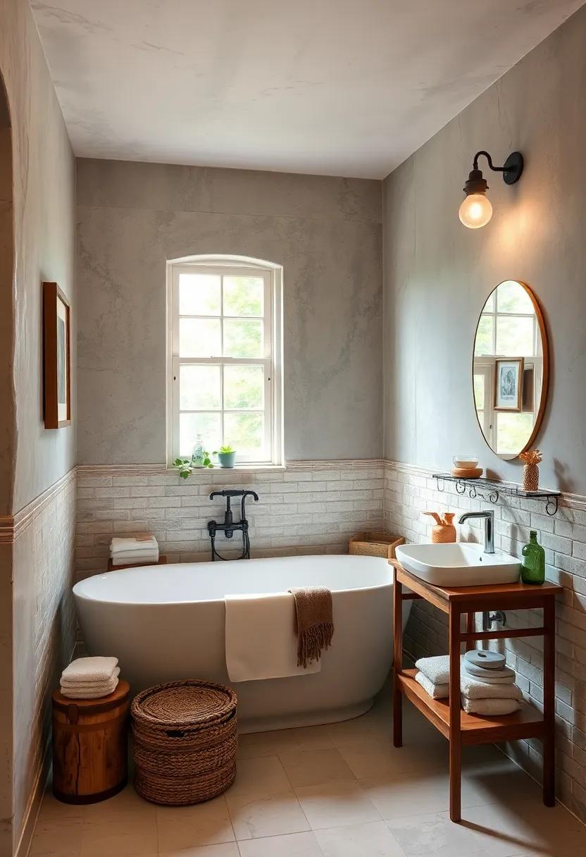 Finish with personal touches, like framed family photos or heirloom pieces, to tell your story and deepen the vintage feel in your bathroom