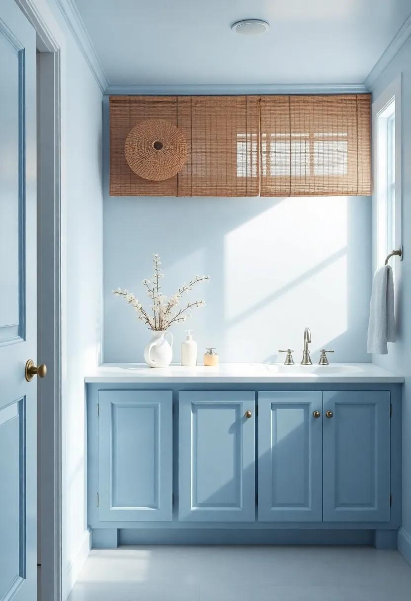 Cloudy Blue Paint –⁢ Opt​ for a soft blue paint on cabinetry or walls that mimics the serene color‍ of the sky meeting the ocean horizon