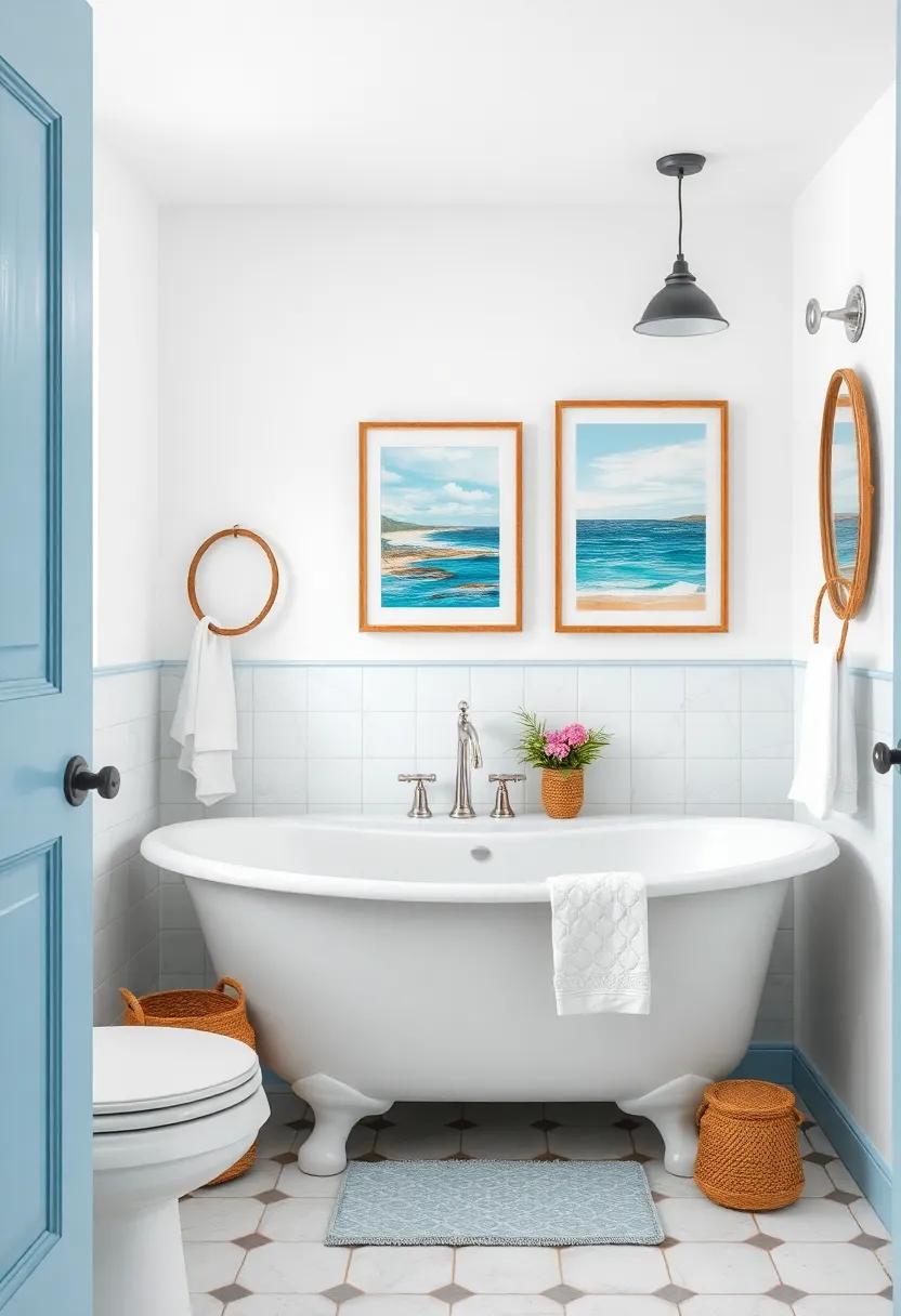 Coastal Artwork – Hang vintage-inspired prints⁣ or original seascape paintings to evoke your favorite beach memories ‌and add visual interest
