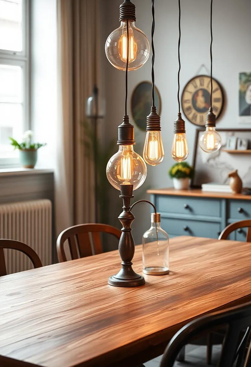 Transforming Antique Lighting into Eye-Catching Centerpieces