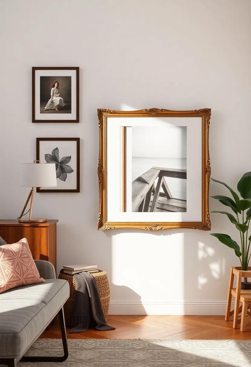 Employing Vintage Photo Frames to Showcase Modern Photography
