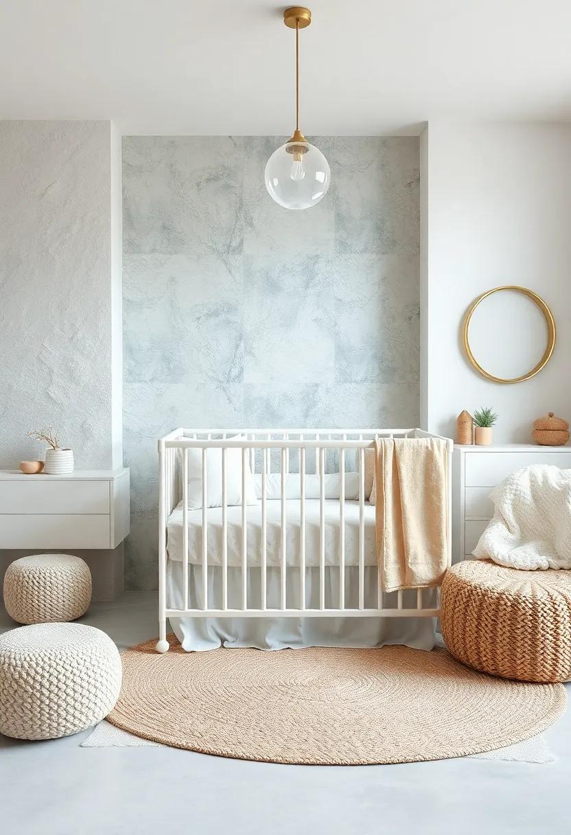 Artistic Crib Bedding: Choose chic ‍crib bedding with delicate patterns in whites ⁣and beiges, enhancing both comfort ⁤and sophistication in your little one’s sleeping ⁣quarters