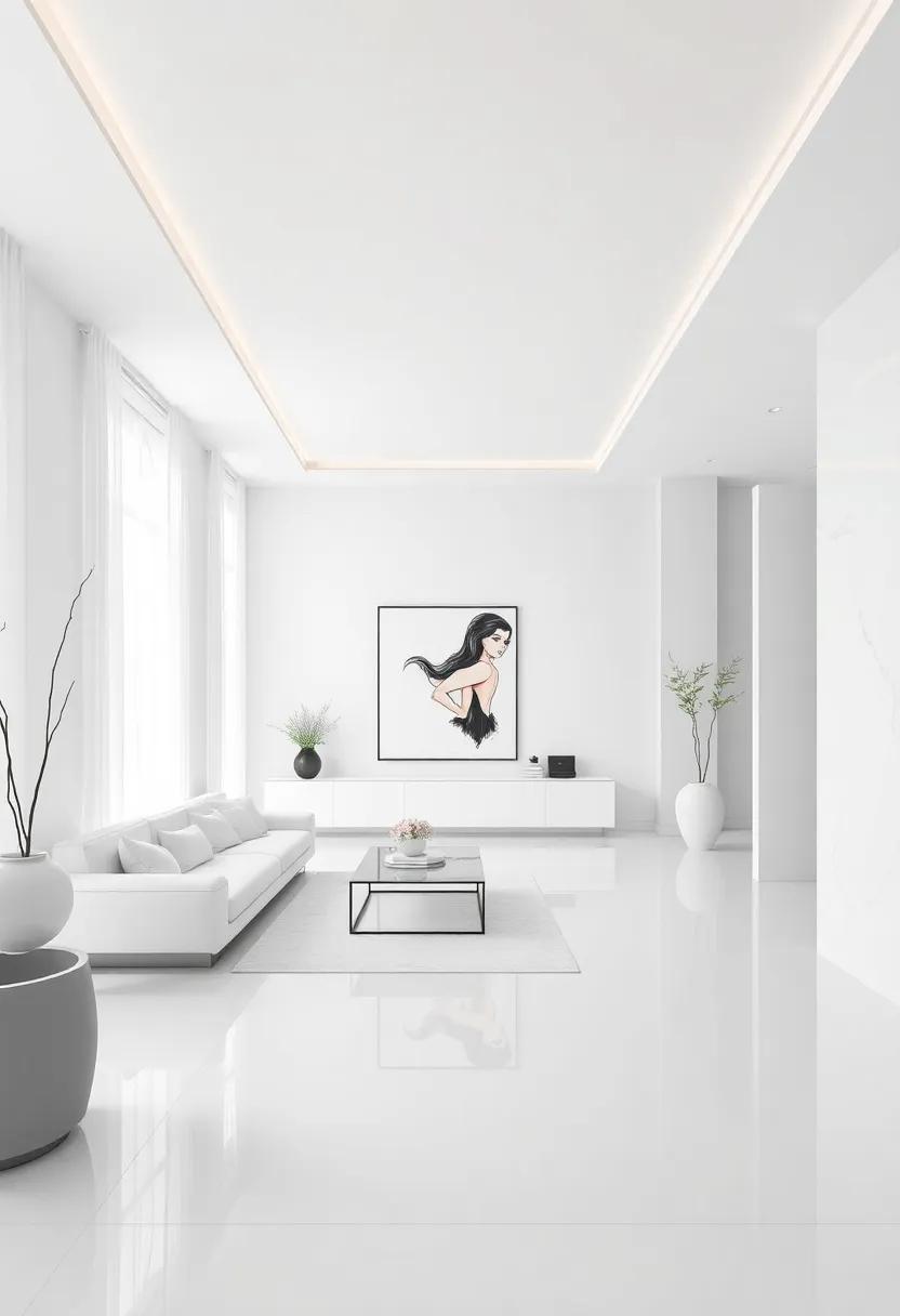 The art of Contrast: Pairing White with Bold Accents