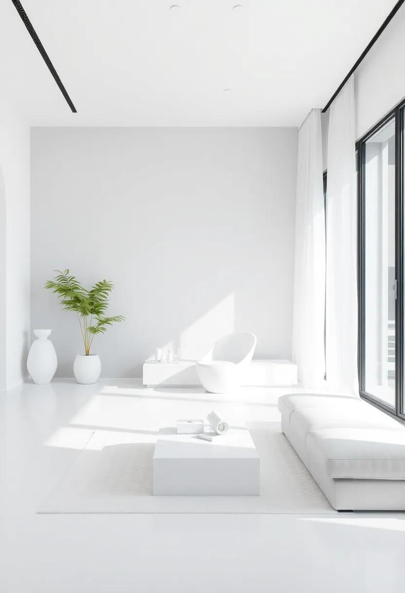 Embracing ​the Serenity of White in Luxurious ‌Living ⁤Spaces