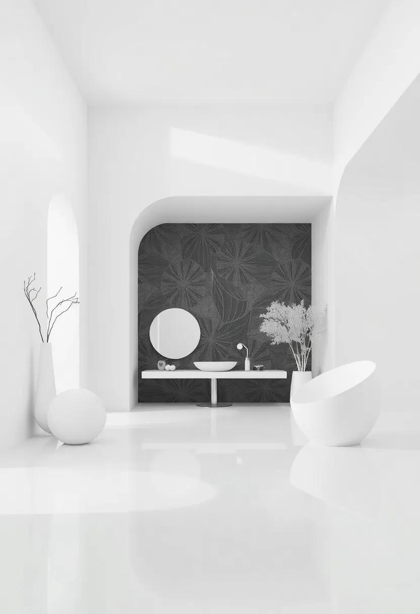 Sculptural Statements: Incorporating ⁣Unique Shapes in White Spaces