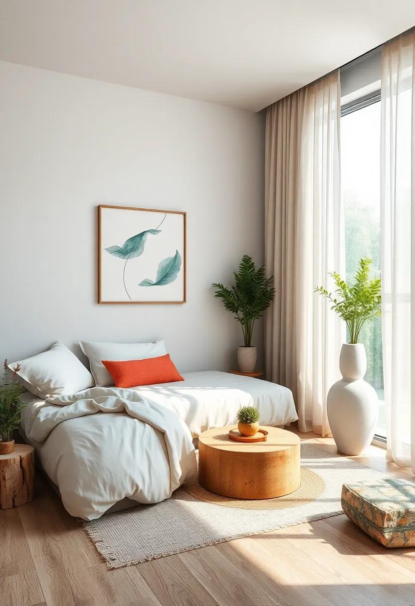 Nature-Inspired Decor: Bring in decor items made from natural materials, such as wood or stone, to connect your space with the tranquility ‍of the outdoors
