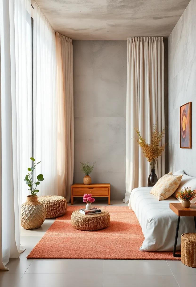 Soft Drapery: Opt for flowing⁤ curtains that let in soft ⁤natural ⁣light while still maintaining your ​privacy and adding an airy ⁢feel