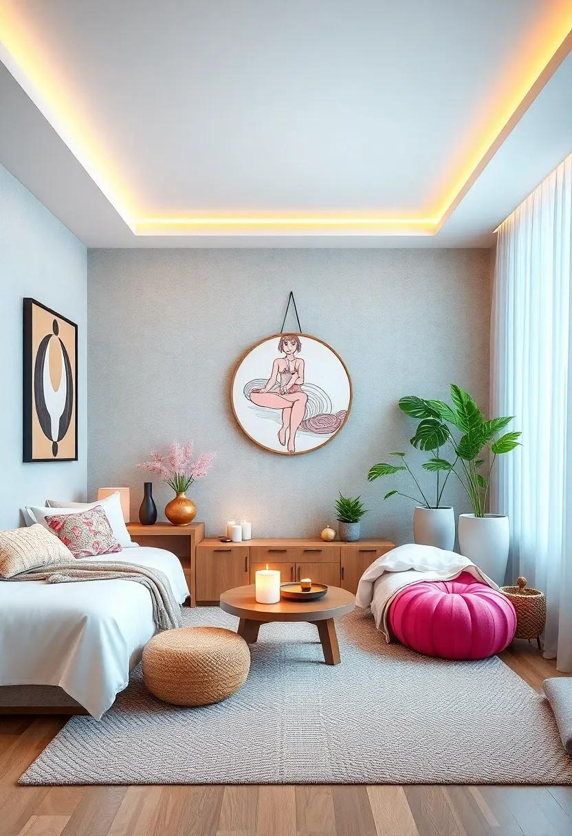 Touch of Aromatherapy:⁢ Utilize ⁤essential oil diffusers or ⁢scented candles with calming fragrances like⁢ lavender or eucalyptus to enhance relaxation