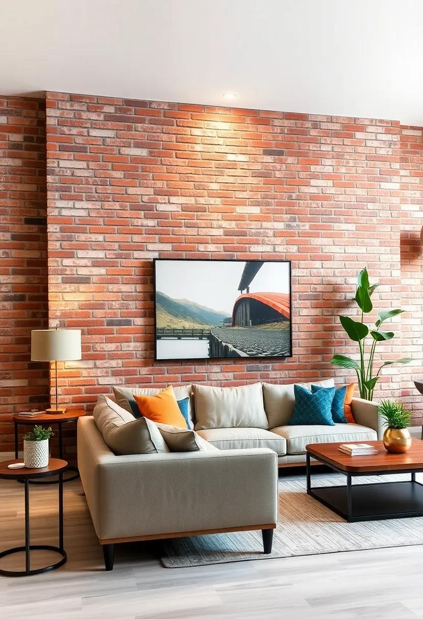 Transform Your Space: Embracing Exposed Brick Accent Walls in Living Room Design