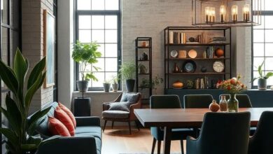 Embracing Industrial Elegance: Transforming Your Dining Room with Bold Design Elements