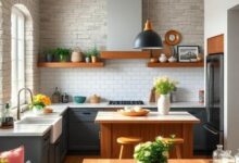 25 Charming Ways to Embrace Wood Accents in Your Farmhouse Kitchen Design