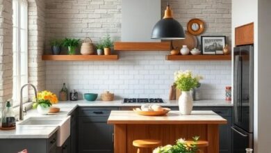 25 Charming Ways to Embrace Wood Accents in Your Farmhouse Kitchen Design