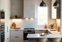 29 Stunning Minimalist Kitchens Featuring Chic Handleless Cabinets for a Sleek Design