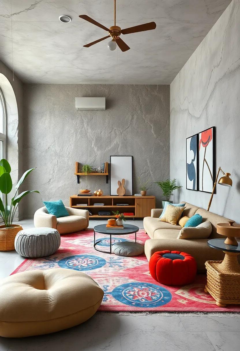Funky Rugs and Fabrics That Spark Imagination and Cozy Up the Space