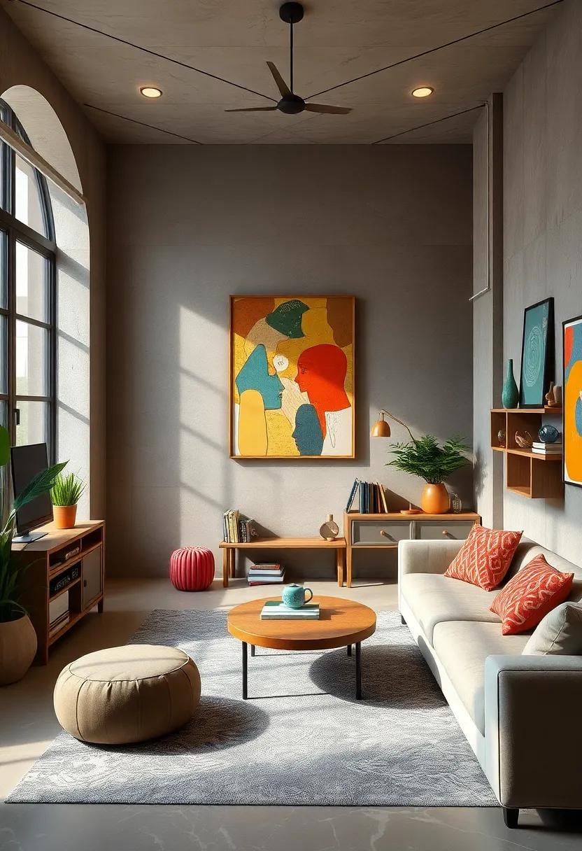 A Fusion of Art and Functionality in Study Areas to Inspire Academic ⁣Pursuits