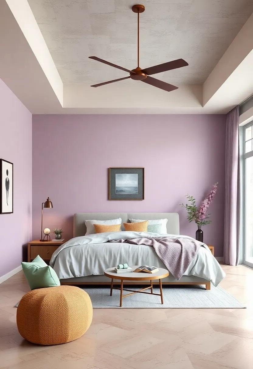 Dusty Lavender⁣ and Mint: Create ‍intrigue with ‌a blend of dusty lavender and mint green, perfect for those⁣ seeking a unique yet tranquil palette
