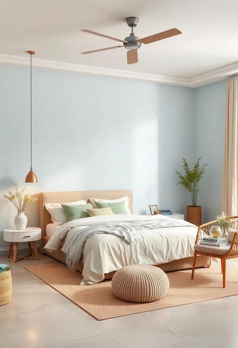 Pale ‌Blue and Sandy Beige:⁢ Capture a beachy⁣ feel by mixing⁤ soft pale blue with⁢ warm sandy beige, reminiscent of sea and shore for a​ relaxing atmosphere