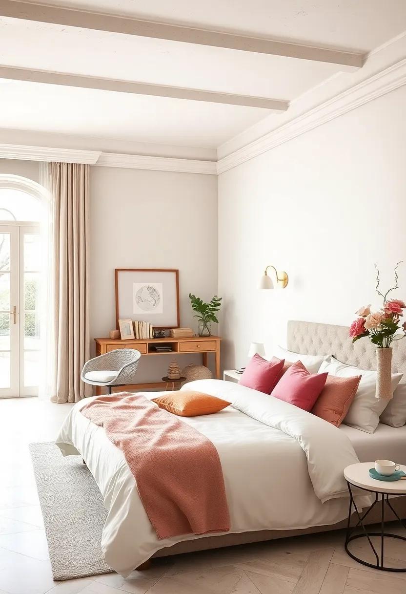 Vintage Rose and‌ Creamy‌ White: Evoke timeless romance with vintage ​rose ⁢paired with creamy⁤ white, ideal for a ⁢feminine yet sophisticated⁣ touch
