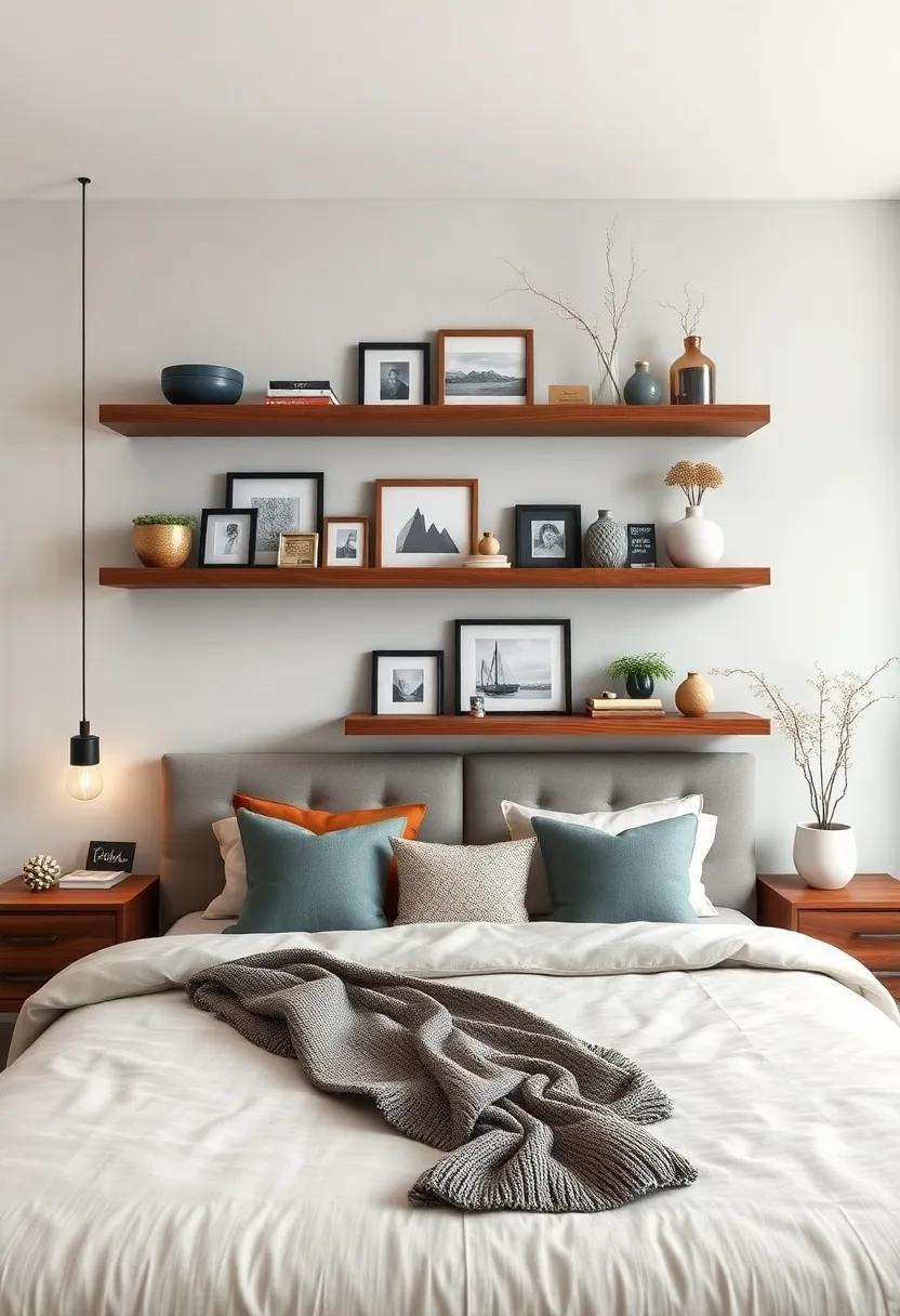 Family⁤ Showcase: Create a memory wall by displaying family heirlooms or‌ keepsakes on floating shelves, ⁤telling ​your ⁤story