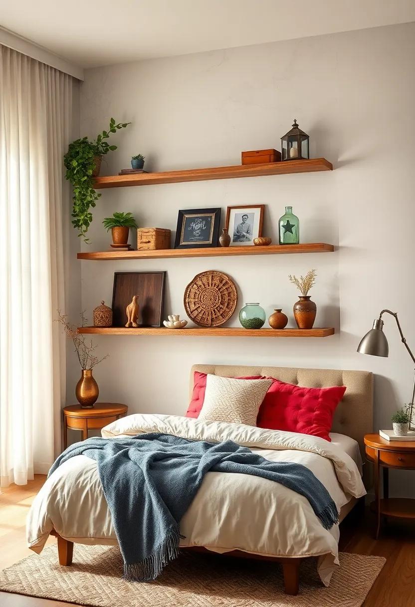 Vintage Vibes: Incorporate vintage-inspired floating shelves and⁤ curate a ​collection of antique finds⁤ for‌ a nostalgic feel
