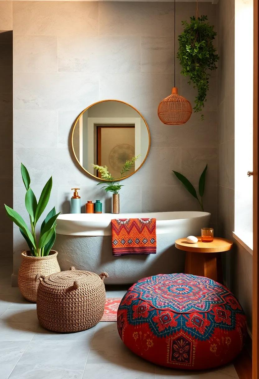 Add‍ a Moroccan Pouf: ⁣Place a colorful pouf in the corner for⁣ extra seating and ​a⁤ pop ⁤of color, ‌blending comfort with style