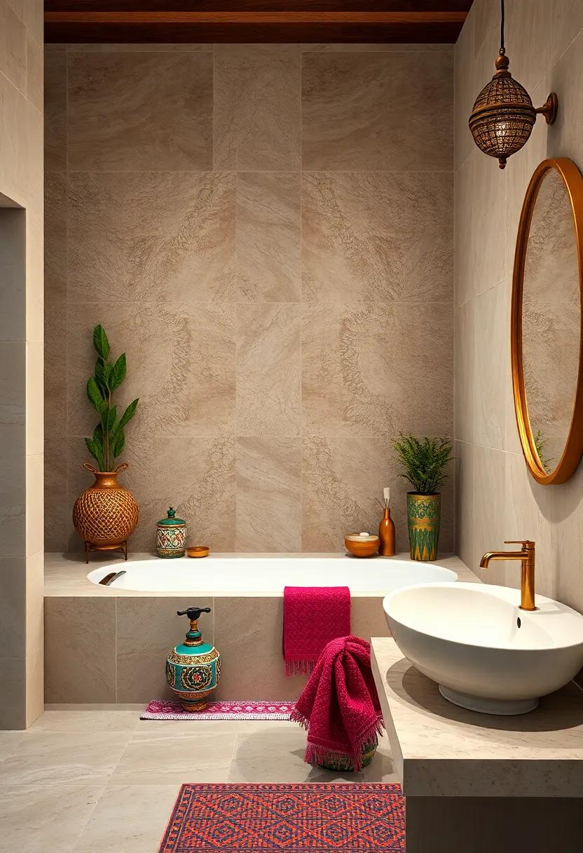 Choose Ethnic-Inspired Accessories: Incorporate décor pieces that feature ethnic‍ prints or styles,like soap jars or containers