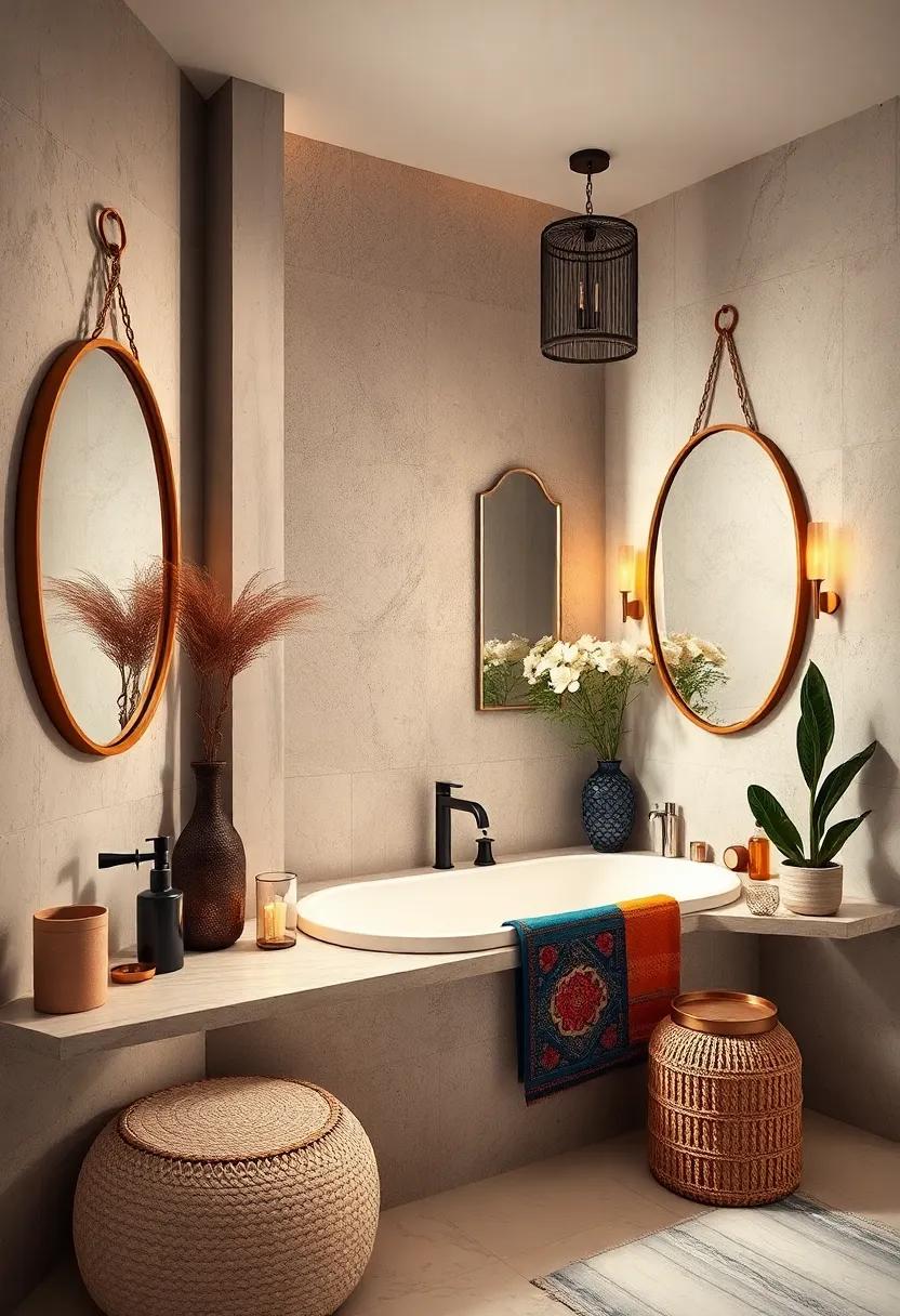 Layer⁣ Mirrors: Use multiple smaller mirrors at different angles to reflect light and create an illusion of space