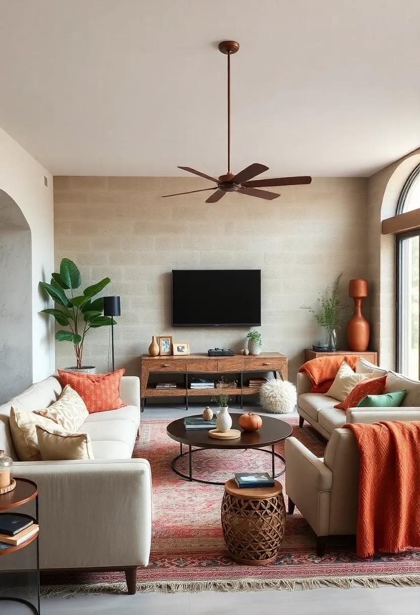 Embrace Earthy ​Tones: Use a palette of ‌warm browns, rust,⁤ and greens to create a soothing backdrop that celebrates‌ nature