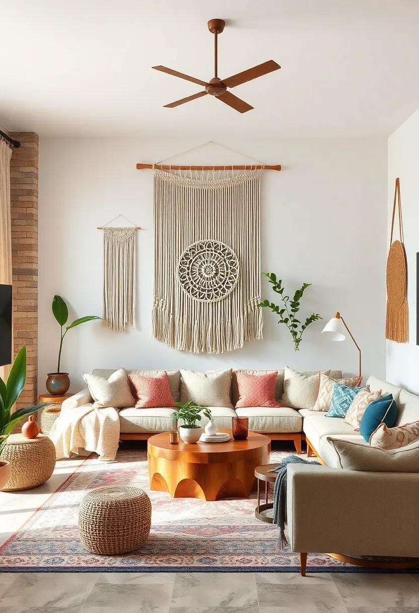 Embellish with Wall Hangings: Adorn ​your ⁣walls with‌ macramé or other textile wall‌ hangings to add depth and a sense ⁤of artistry