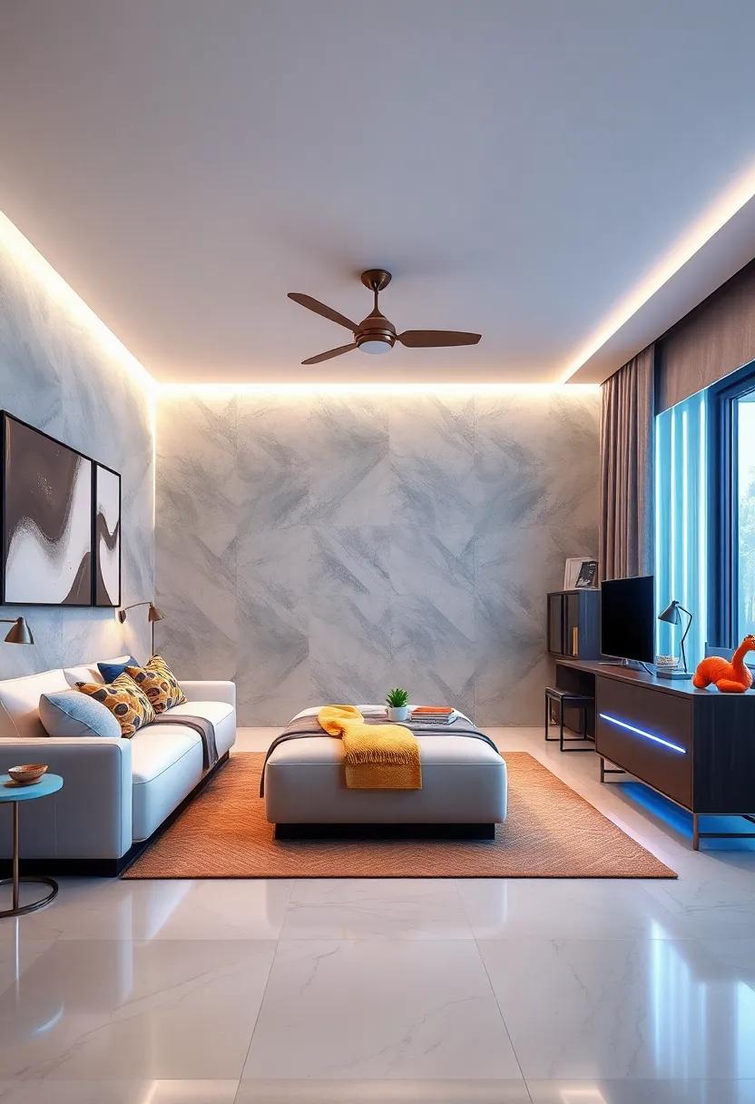 Sleek Strip Lighting Enhancements ‌To ⁢Frame Your Boy's Favorite Spaces