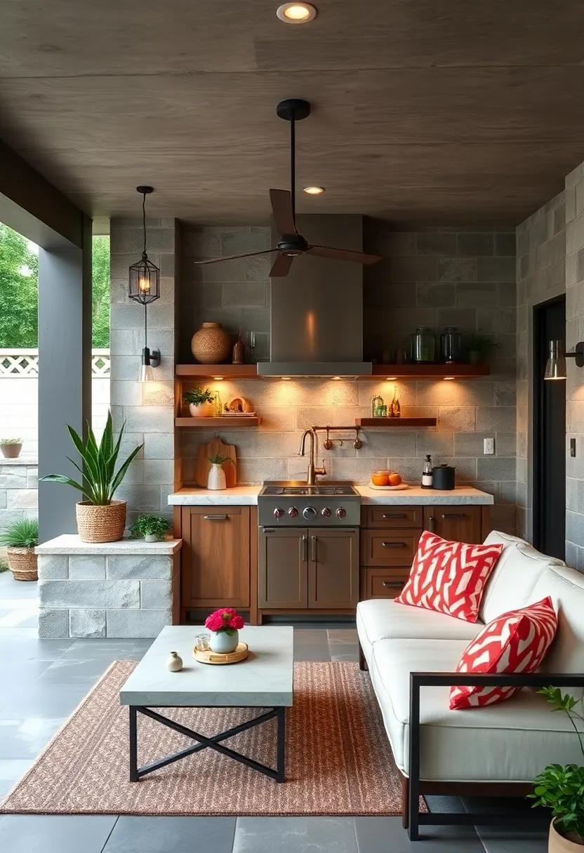Efficient ⁤storage⁢ Solutions: Use cinder blocks to create unique shelves or built-in storage for your kitchen utensils