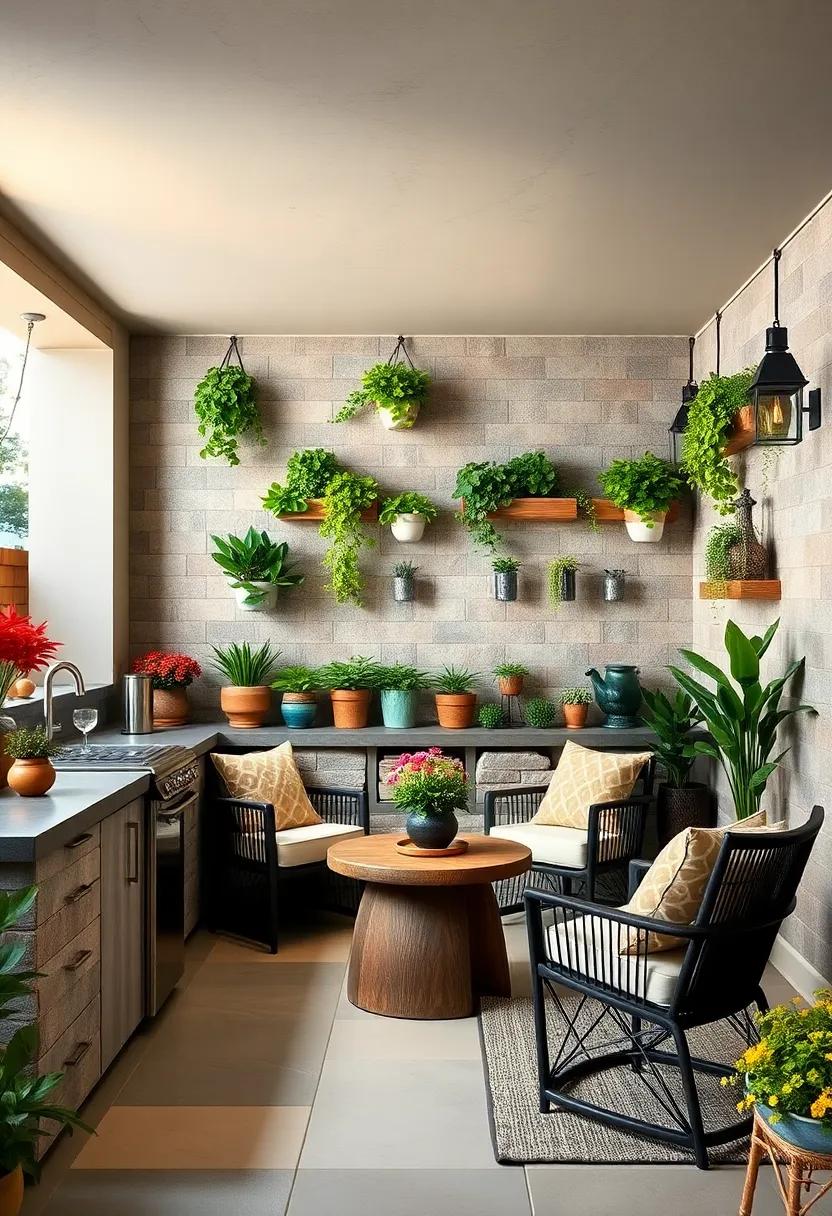 Integrate Vertical Gardens: Use ‍cinder‌ blocks to create vertical garden walls for fresh herbs and vegetables at your⁢ fingertips