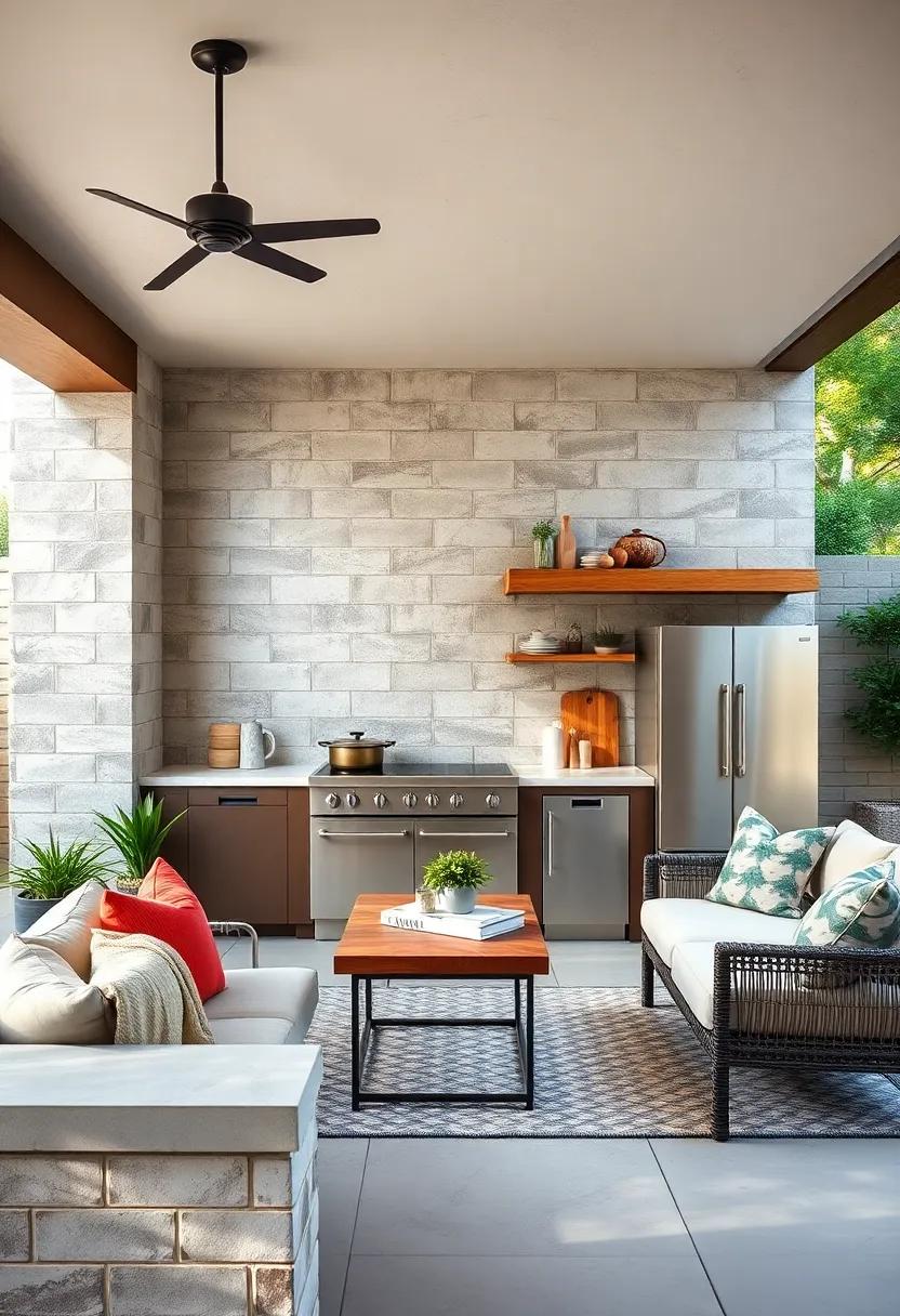 Modern⁢ Backsplash Ideas:⁤ Create a stunning backsplash using ⁢tiles or textured cinder blocks for ⁣the ‌ultimate cooking backdrop