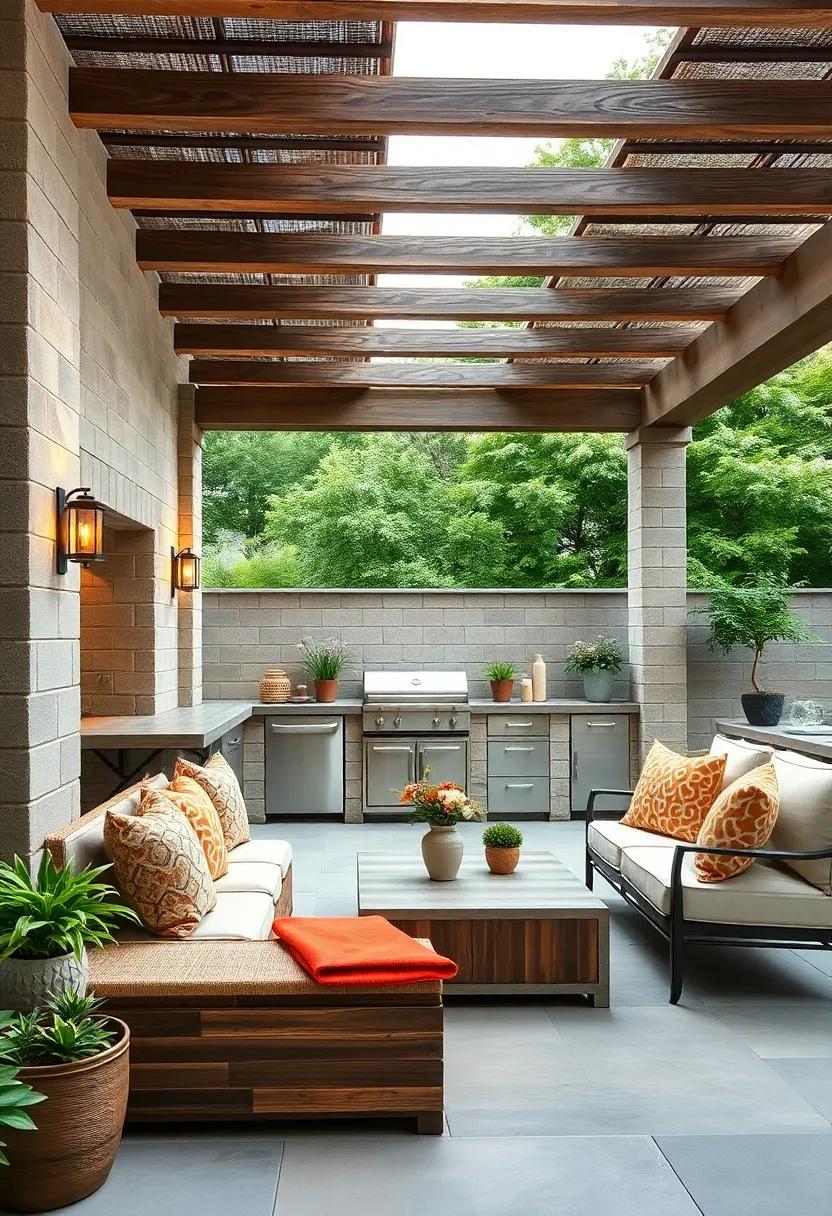 Shade Structures: Consider a ⁢cinder block pergola to provide shade over your kitchen while adding architectural ⁤interest