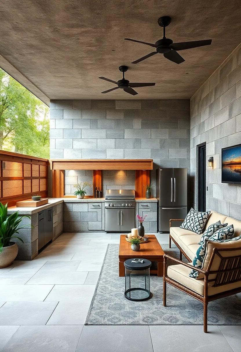 Use Recycled Materials: Explore using reclaimed wood⁢ or metal in ⁢combination with cinder blocks for an eco-friendly⁣ design