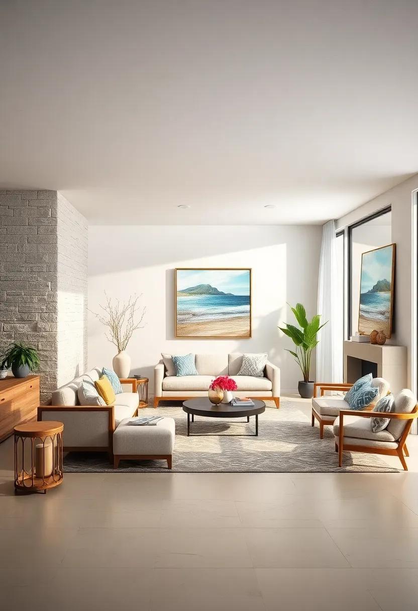 Artistic‍ Touches: Incorporating Coastal-Themed Artwork in Modern ⁣Living
