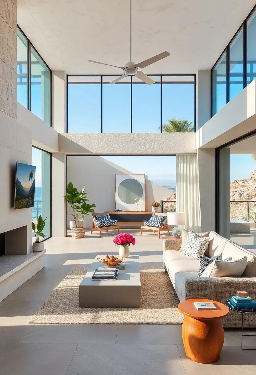 Fluid Indoor-Outdoor Spaces: Blending Interiors ‍with ⁤Ocean Views