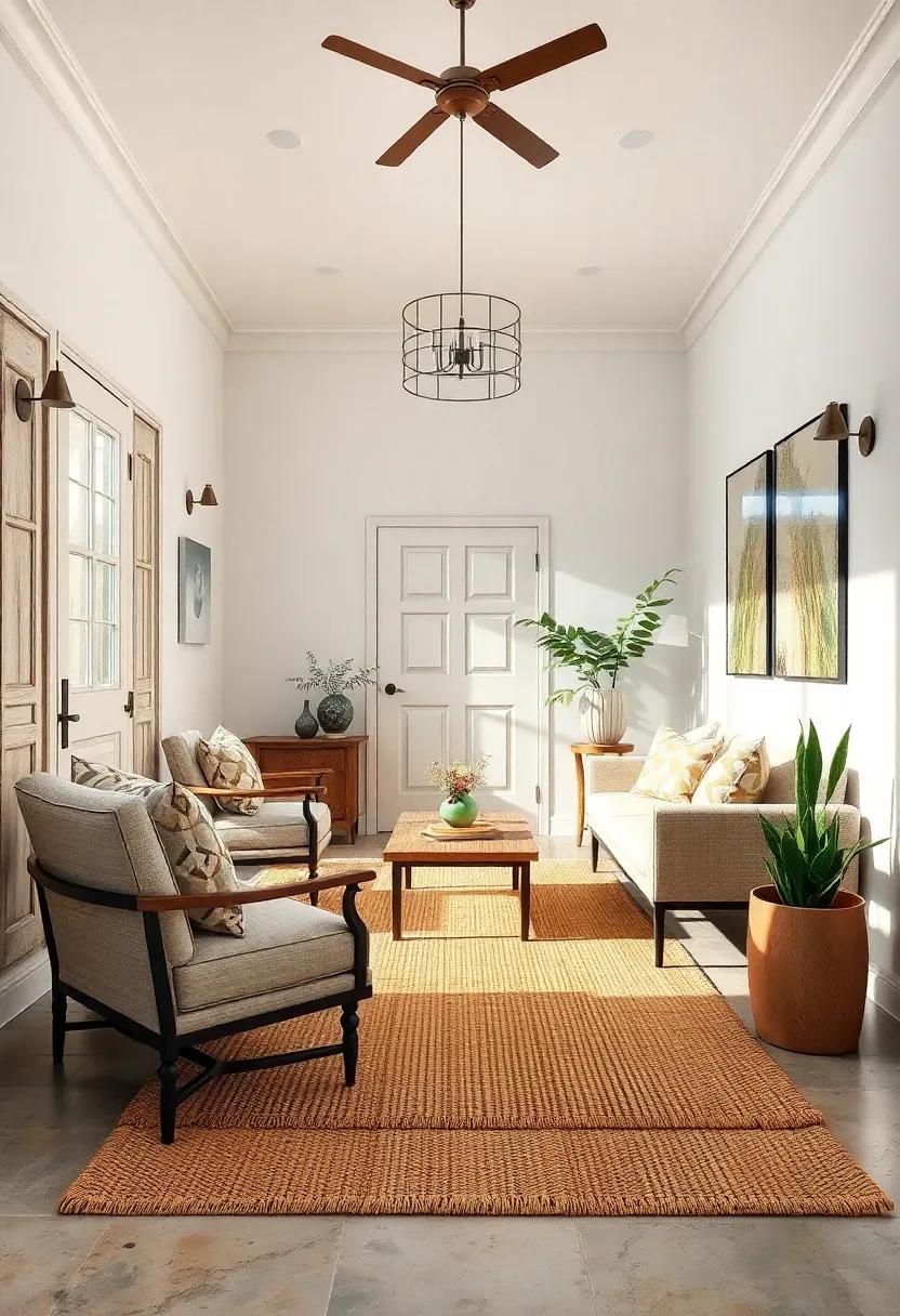 Natural⁤ Fiber Rug: Lay‌ down a jute ⁣or sisal rug ⁢that ‍connects your home to the earth, providing‍ a natural element underfoot while adding texture