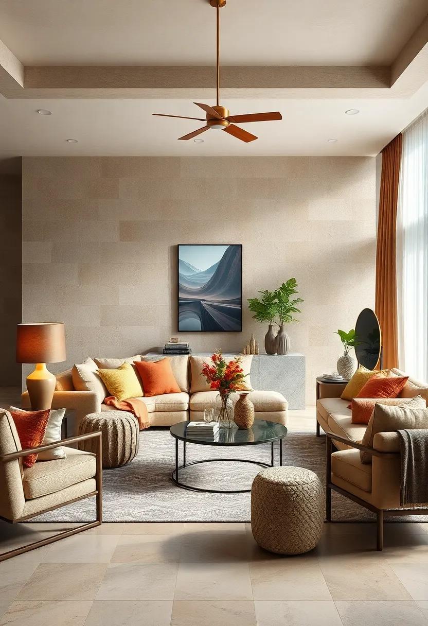 Embrace‍ earthy tones:‌ Use warm colors like ‍terracotta, soft browns, and muted greens to create a calming palette that invites⁤ relaxation