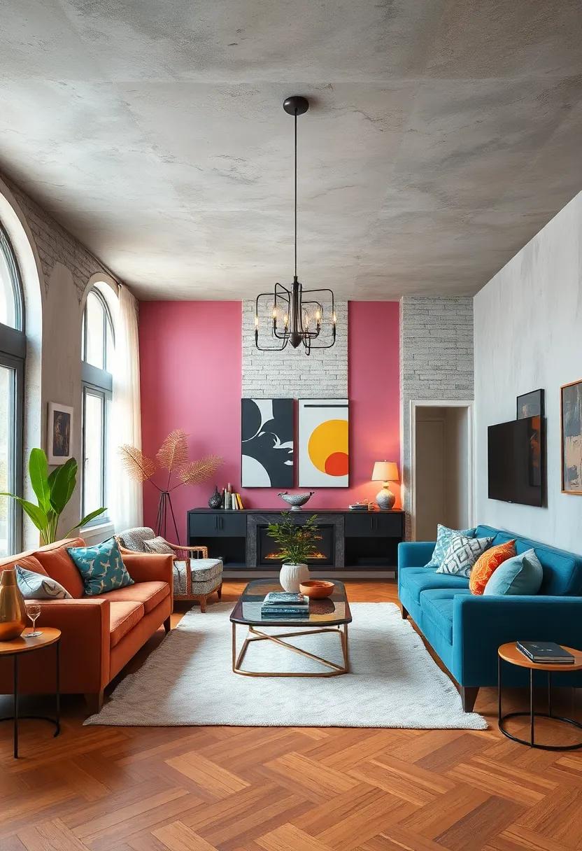 Experiment with Ceiling⁣ Color: Paint or wallpaper your⁤ ceiling with bold patterns or colors​ to add an unexpected twist