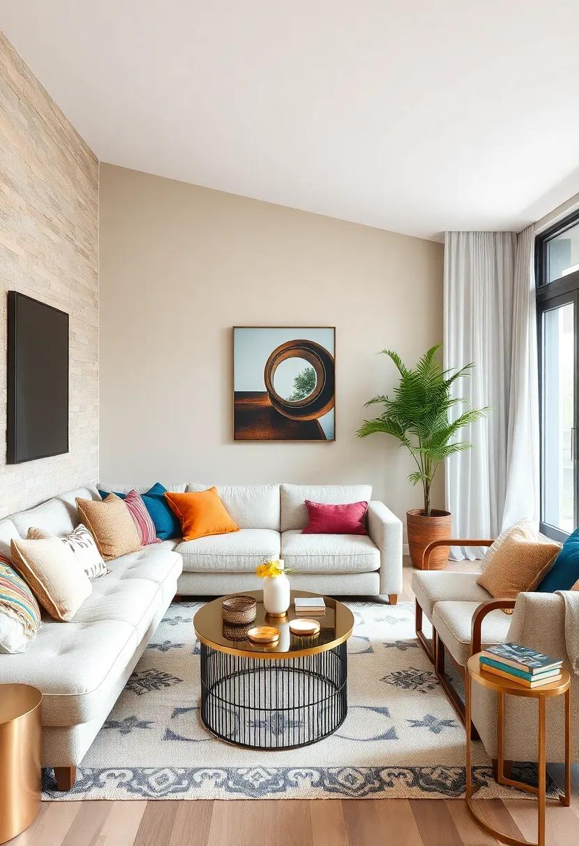 Mix Metal Finishes: Combine brass, chrome, and copper accents in your ⁤decor to add dimension and modern appeal