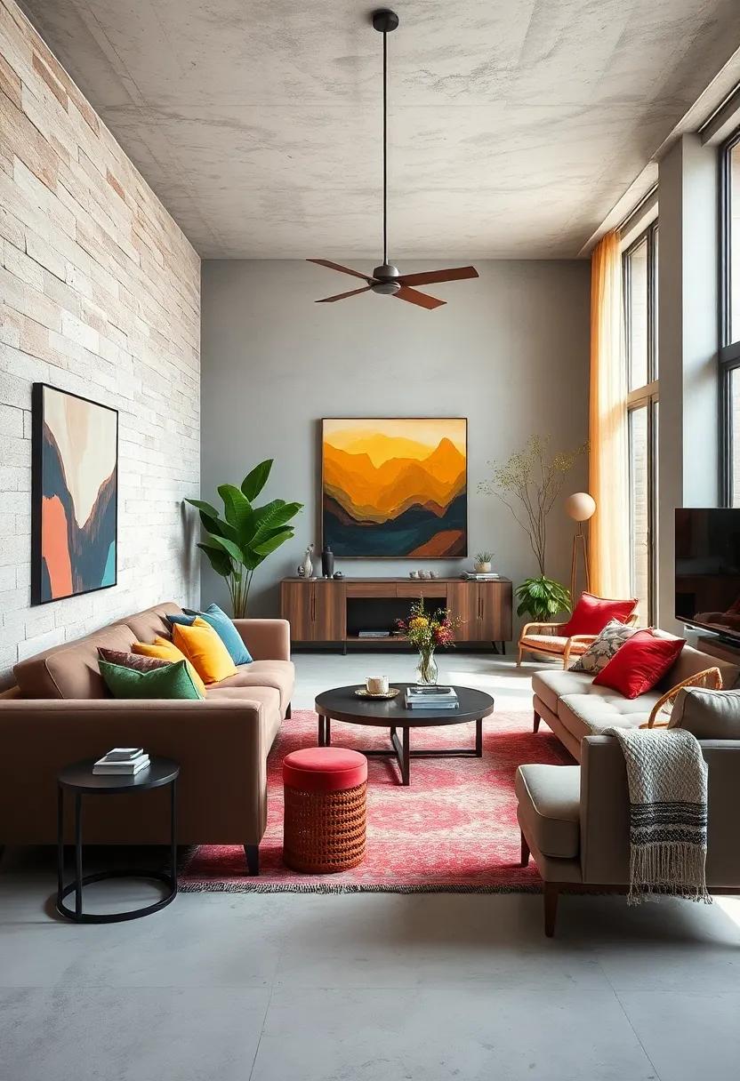 Play with Scale: Use oversized⁣ art or furniture alongside smaller items to create visual contrast and intrigue